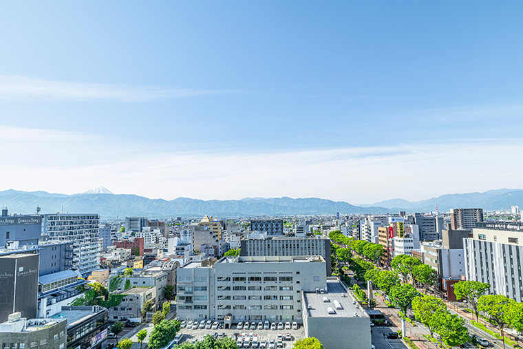 甲府市全景